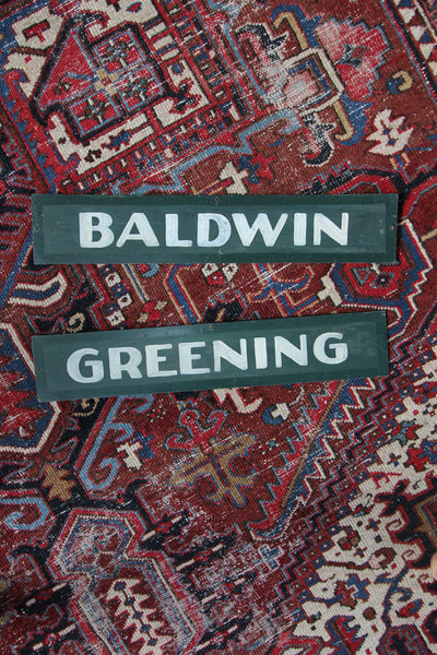 Baldwin Camp Sign - Diamonds & Rust