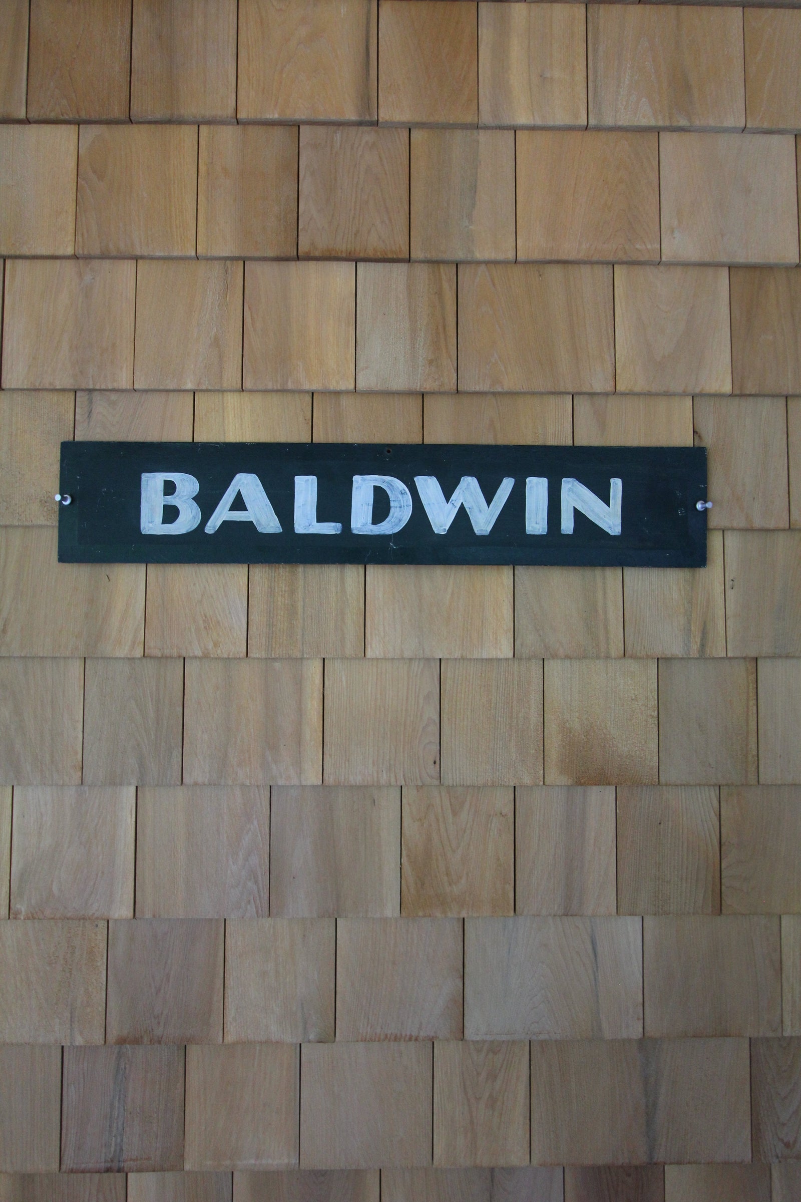 Baldwin Camp Sign - Diamonds & Rust 