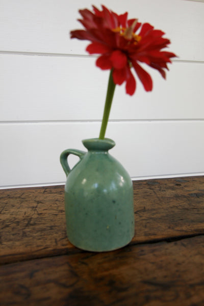 Handmade Ceramic Syrup Jug - Diamonds & Rust