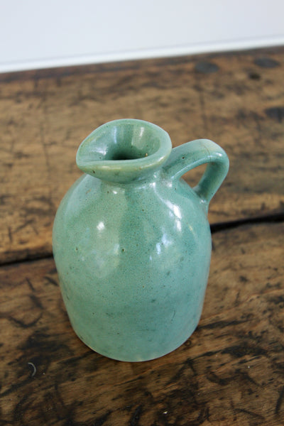 Handmade Ceramic Syrup Jug - Diamonds & Rust