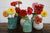 Handmade Ceramic Vase - Diamonds & Rust