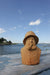 Hand Carved Wooden Captain - Diamonds & Rust