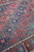 20s Afghan Balouch Area Rug - Diamonds & Rust
