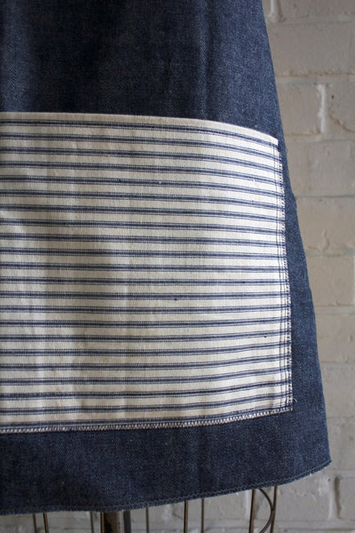 D&R Altered Denim Apron - Diamonds & Rust