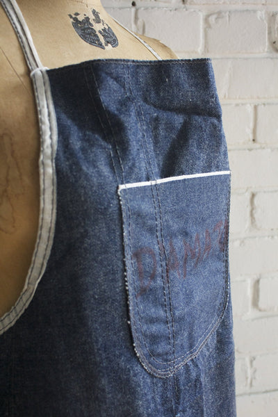 D&R Altered Denim Apron - Diamonds & Rust