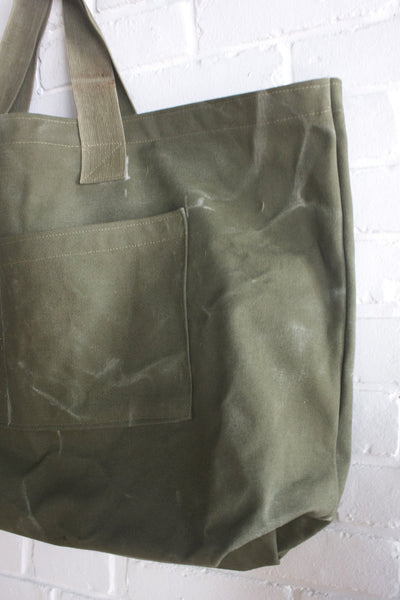 D&R Handmade Oversized Canvas Tote Bag - Diamonds & Rust