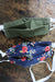 Floral & Army Green Face Mask