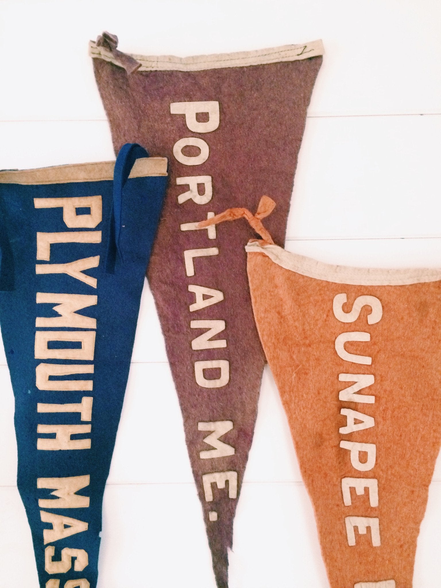 1920s Portland ME Pennant - Diamonds & Rust