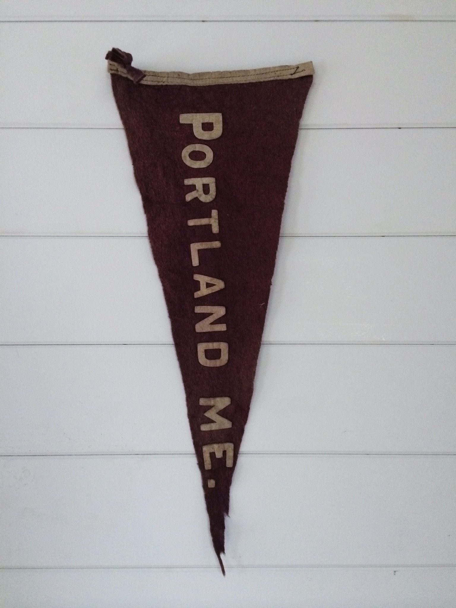 1920s Portland ME Pennant - Diamonds & Rust 