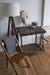 Industrial Metal Side Table - Diamonds & Rust