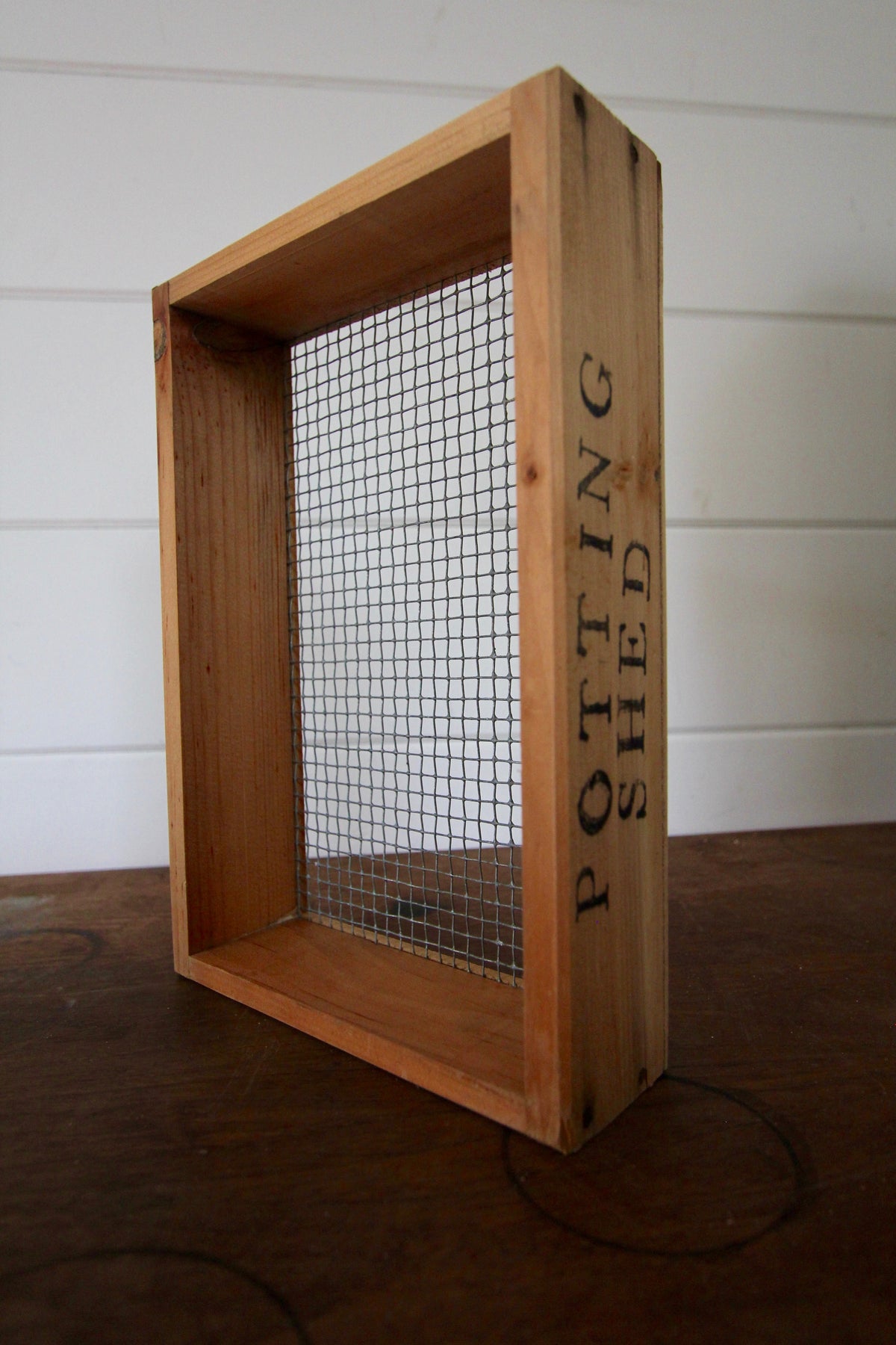 Vintage Seed Cleaner Screen