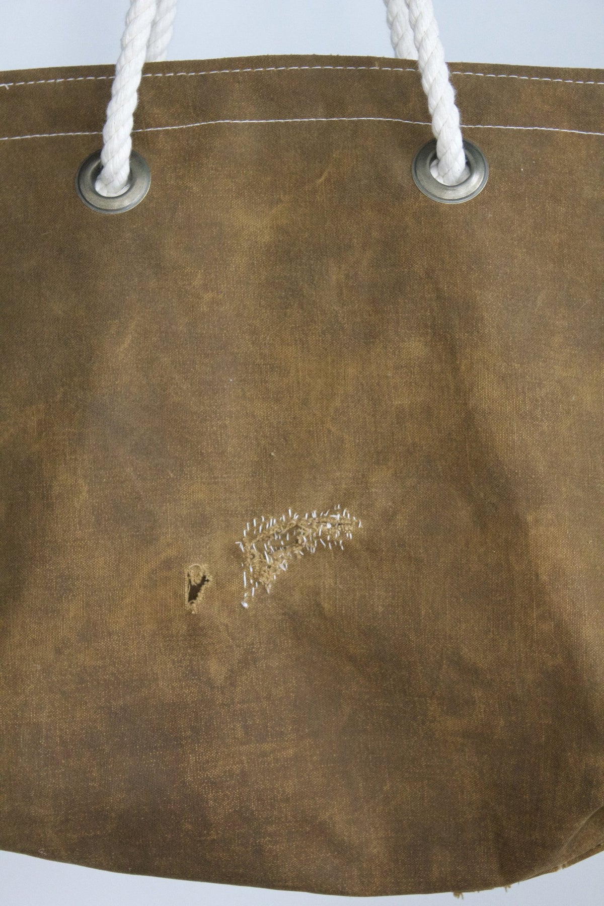 Simple Canvas Tote 02 - Diamonds & Rust