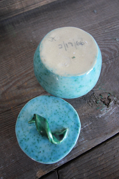 60s Handmade Ceramic Jar