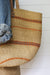 Vintage Woven Sisal Bag - Diamonds & Rust