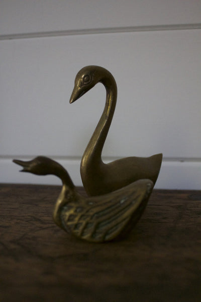 Brass Swan 4 - Diamonds & Rust