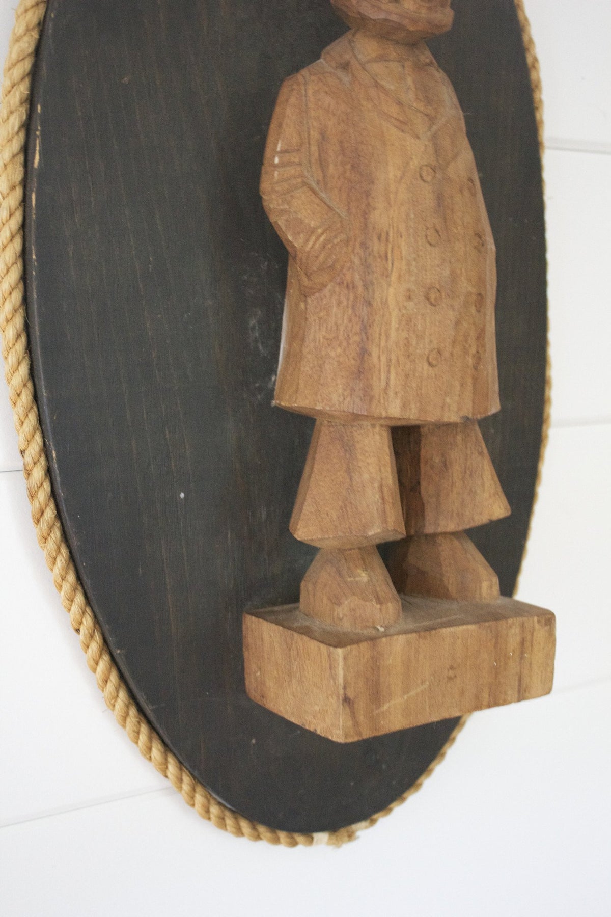 Vintage Fisherman Wall Decor - Diamonds & Rust