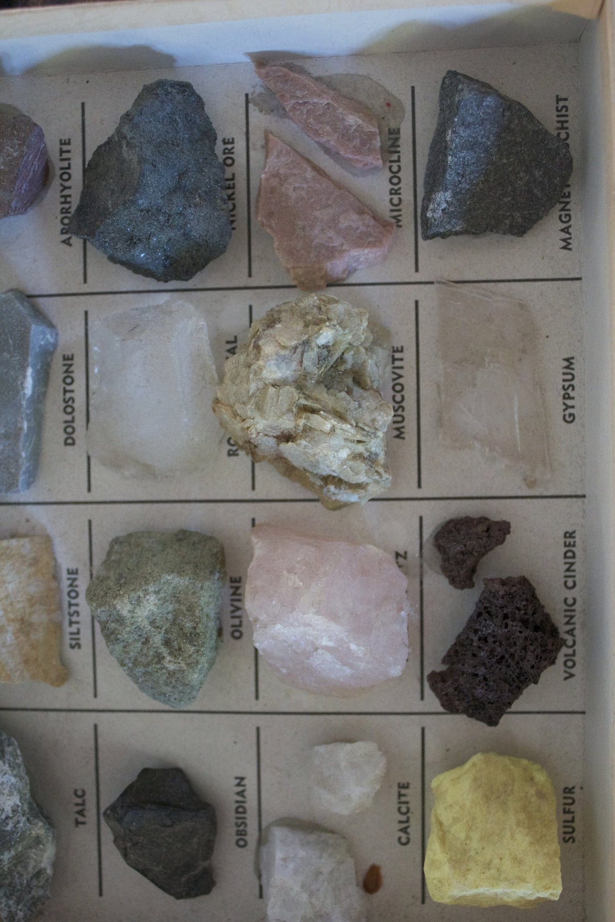 Rock and Mineral Collection - Diamonds & Rust