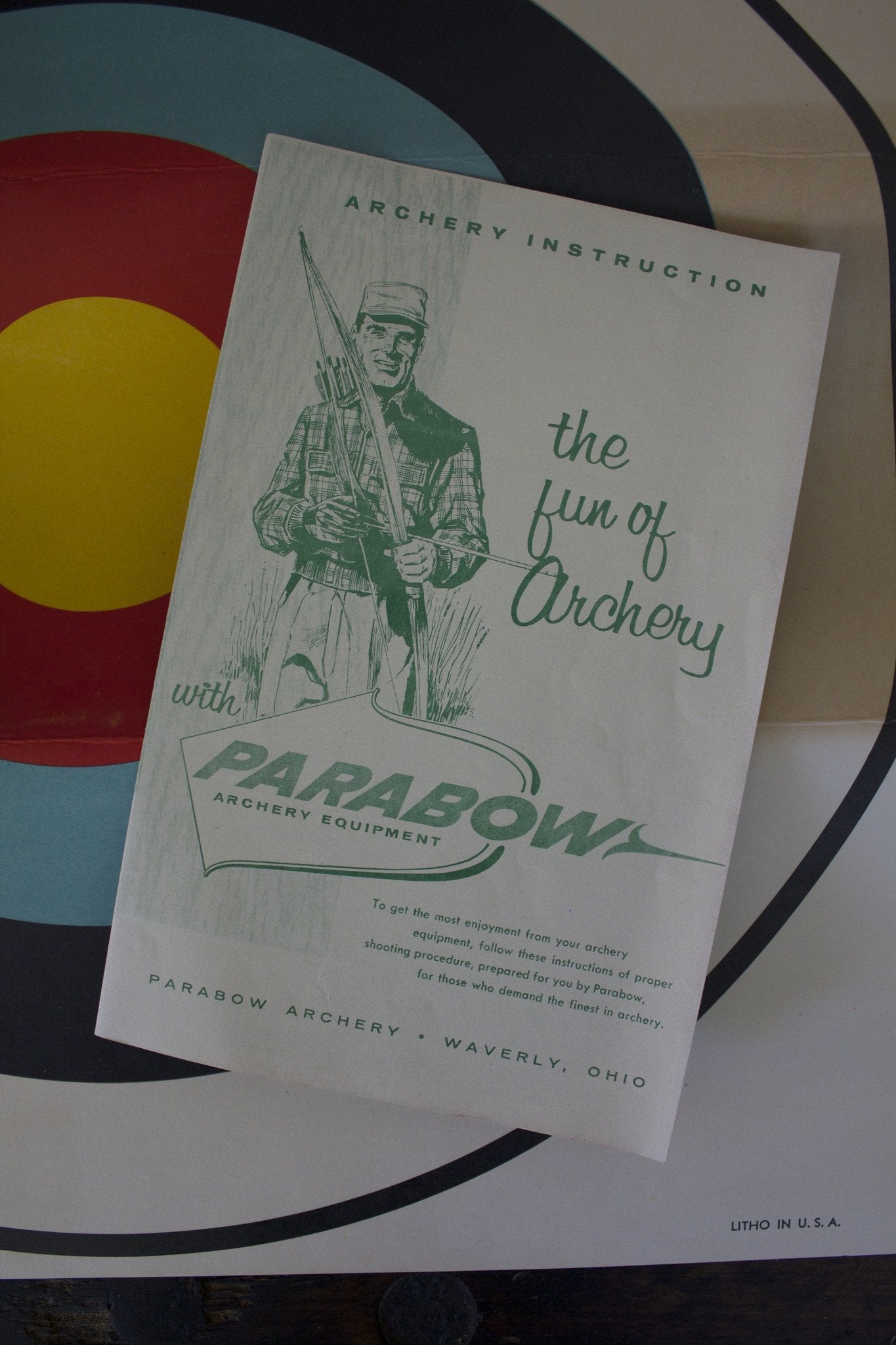 1950s Archery Set - Diamonds & Rust