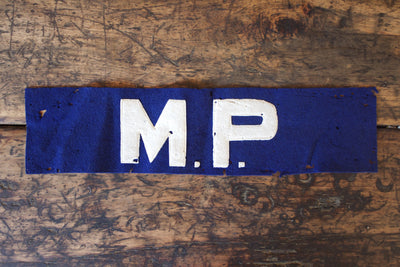 Vintage US Army MP Armband - Diamonds & Rust