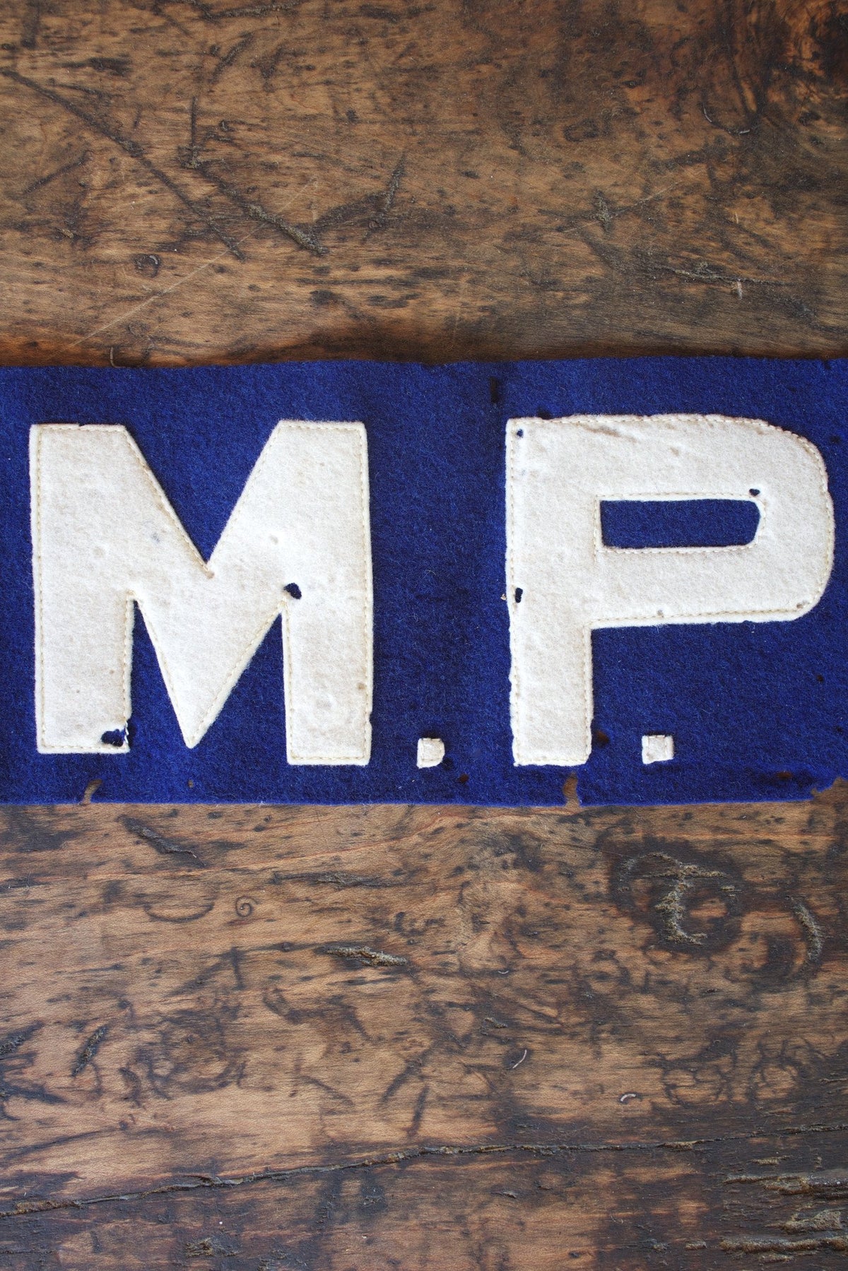 Vintage US Army MP Armband - Diamonds & Rust