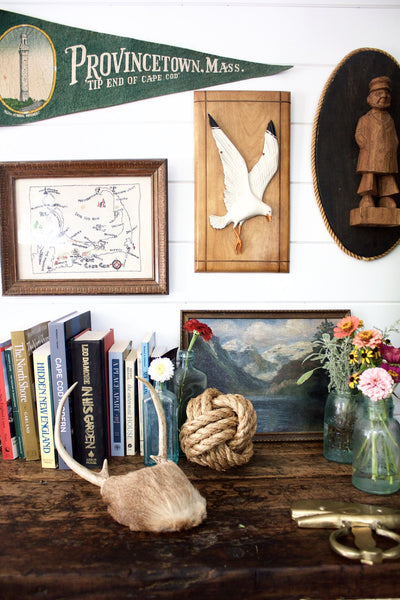 Nautical Seagull Wall Decor - Diamonds & Rust