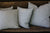 Diamonds and Rust "Salvaged Ticking & Canvas Pillow: 24" - Diamonds & Rust