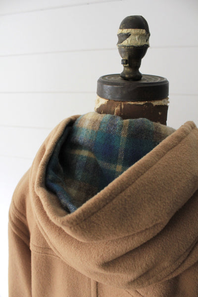 Vintage LL Bean Hooded Jacket - Diamonds & Rust