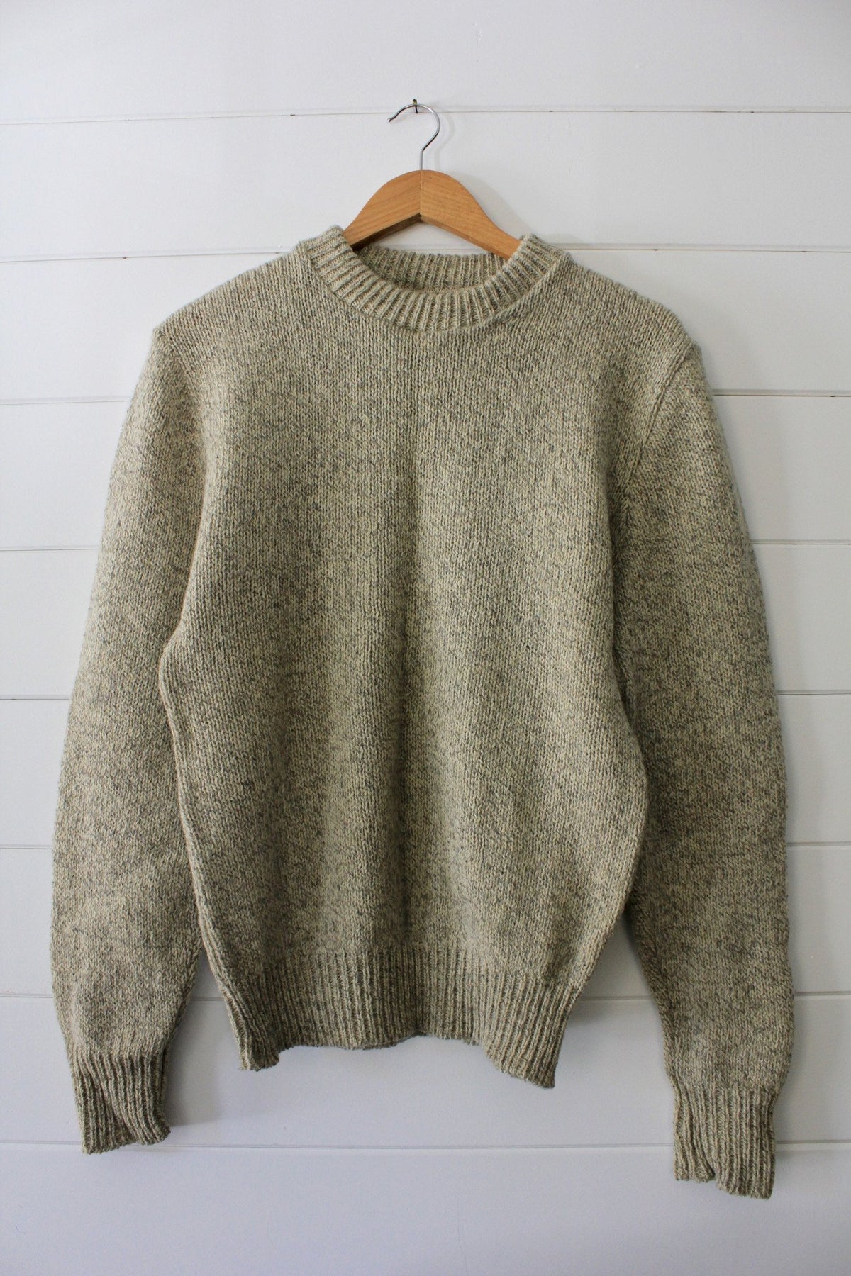 Vintage Wool Sweater - Diamonds & Rust