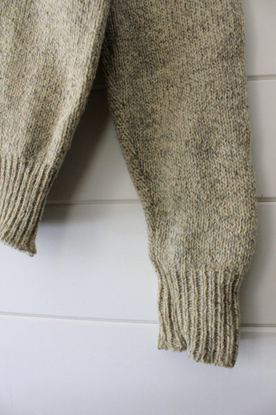 Vintage Wool Sweater - Diamonds & Rust