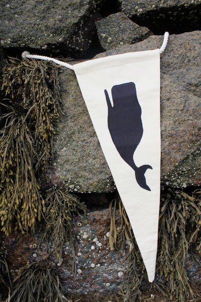 Whale Pennant - Diamonds & Rust
