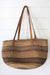 Vintage Sisal Bag - Diamonds & Rust