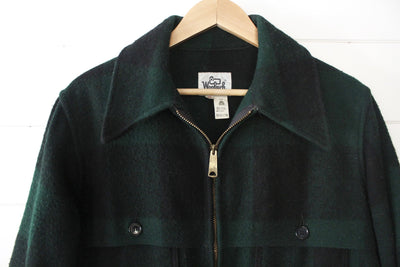 Vintage Woolrich Green Buffalo Plaid Jacketet - Diamonds & Rust