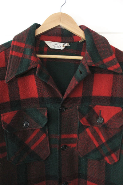 Vintage Woolrich Overshirt - Diamonds & Rust