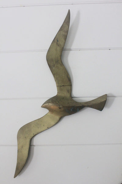 Mid Century Brass Seagulls - Diamonds & Rust