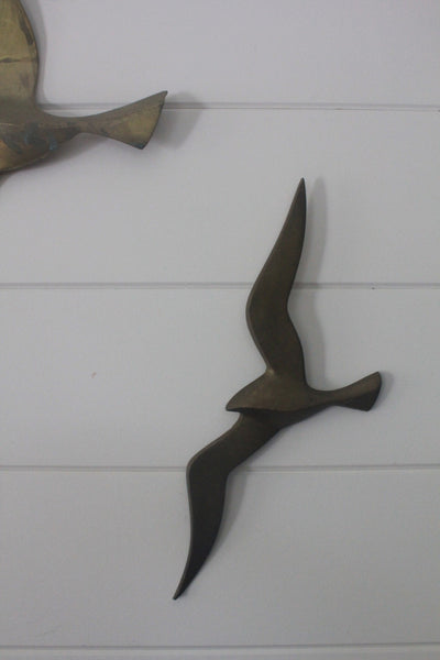 Mid Century Brass Seagulls - Diamonds & Rust