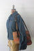 1970s Woven Sisal Bag - Diamonds & Rust