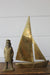 Solid Brass Sailboat - Diamonds & Rust
