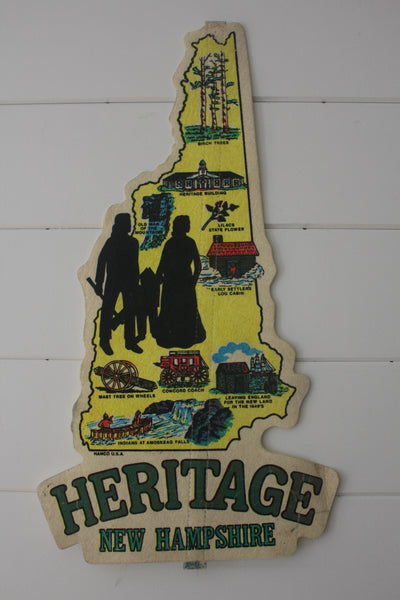70s New Hampshire Heritage Pennant - Diamonds & Rust