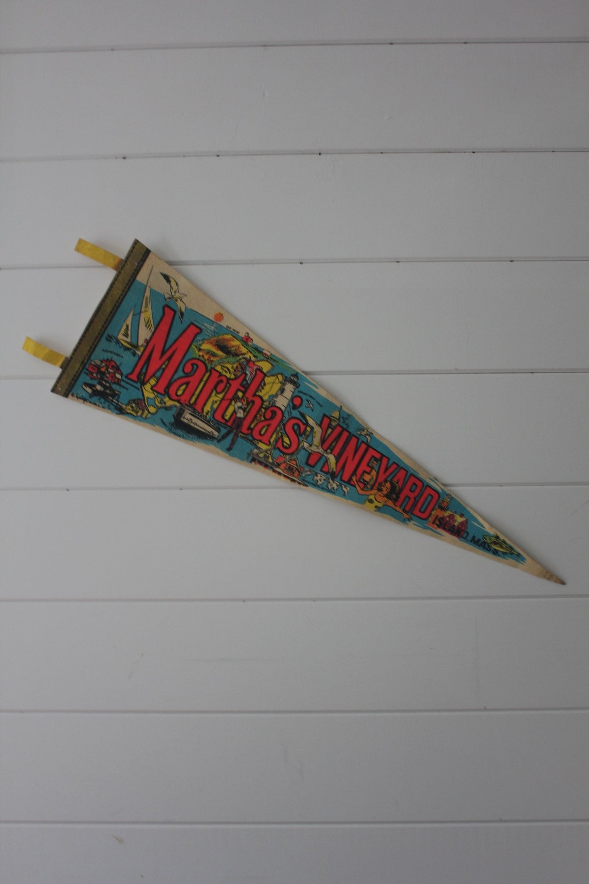70s Martha's Vineyard Pennant - Diamonds & Rust