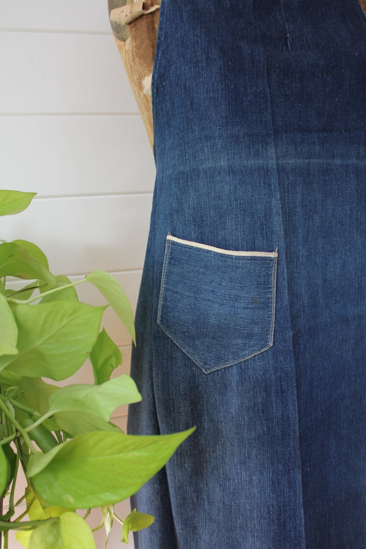 Handmade Selvedge Denim Apron - Diamonds & Rust