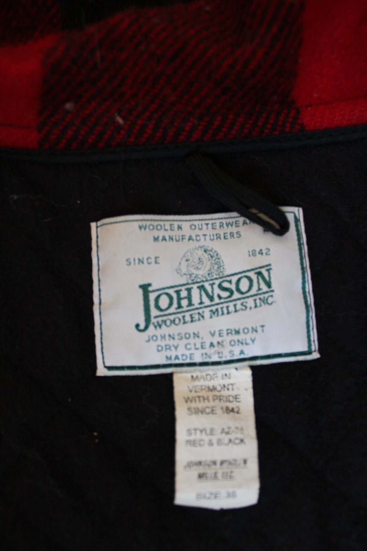 Johnson Woolen Mills Jacket - Diamonds & Rust
