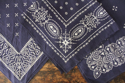 Washfast Colors Bandana - Diamonds & Rust