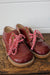 Vintage Pair of Children's Shoes: Size 9.5 - Diamonds & Rust