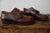 Vintage Pair of Children's Shoes: Size 10 - Diamonds & Rust