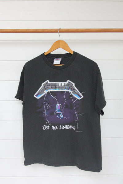 90s Metallica Ride The Lightning T-Shirt - Diamonds & Rust