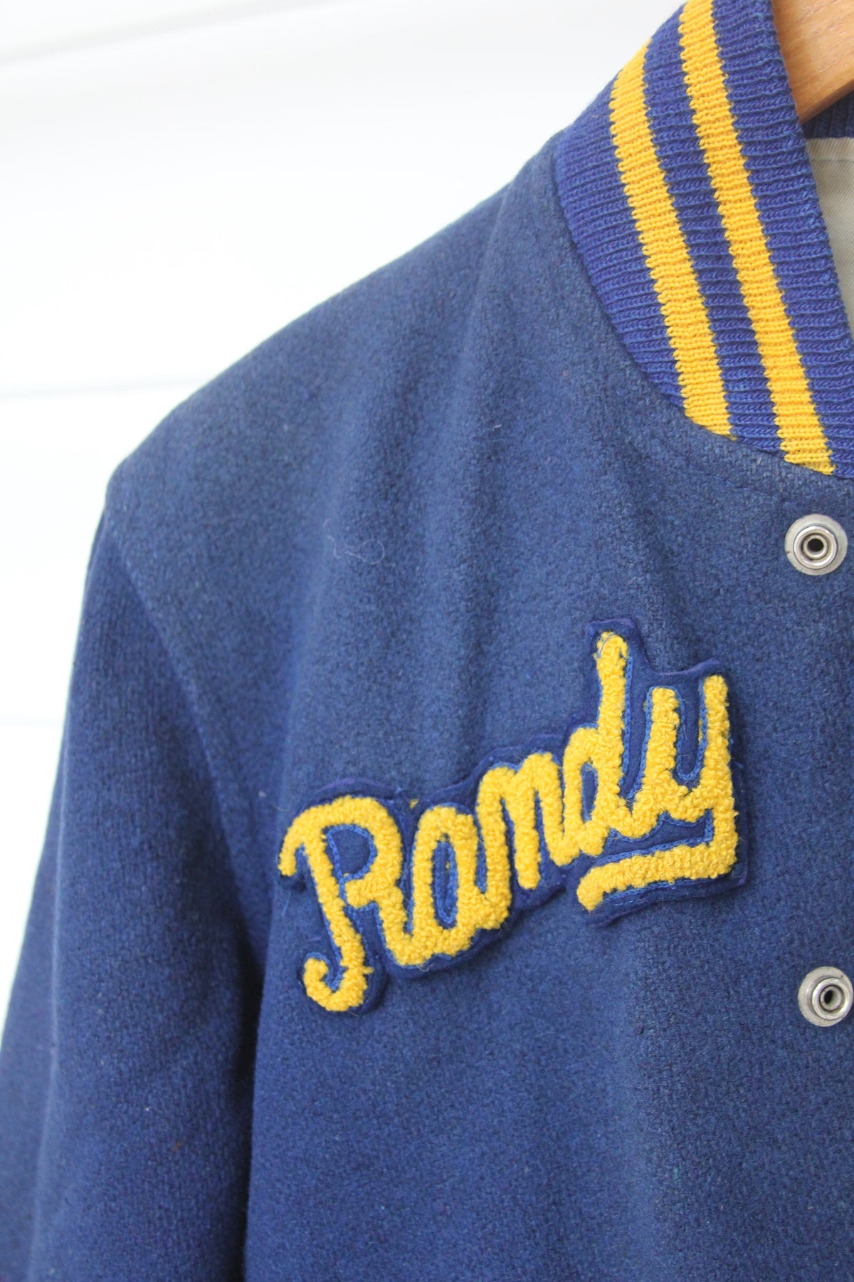 1950s Vintage Letterman Jacket - Diamonds & Rust