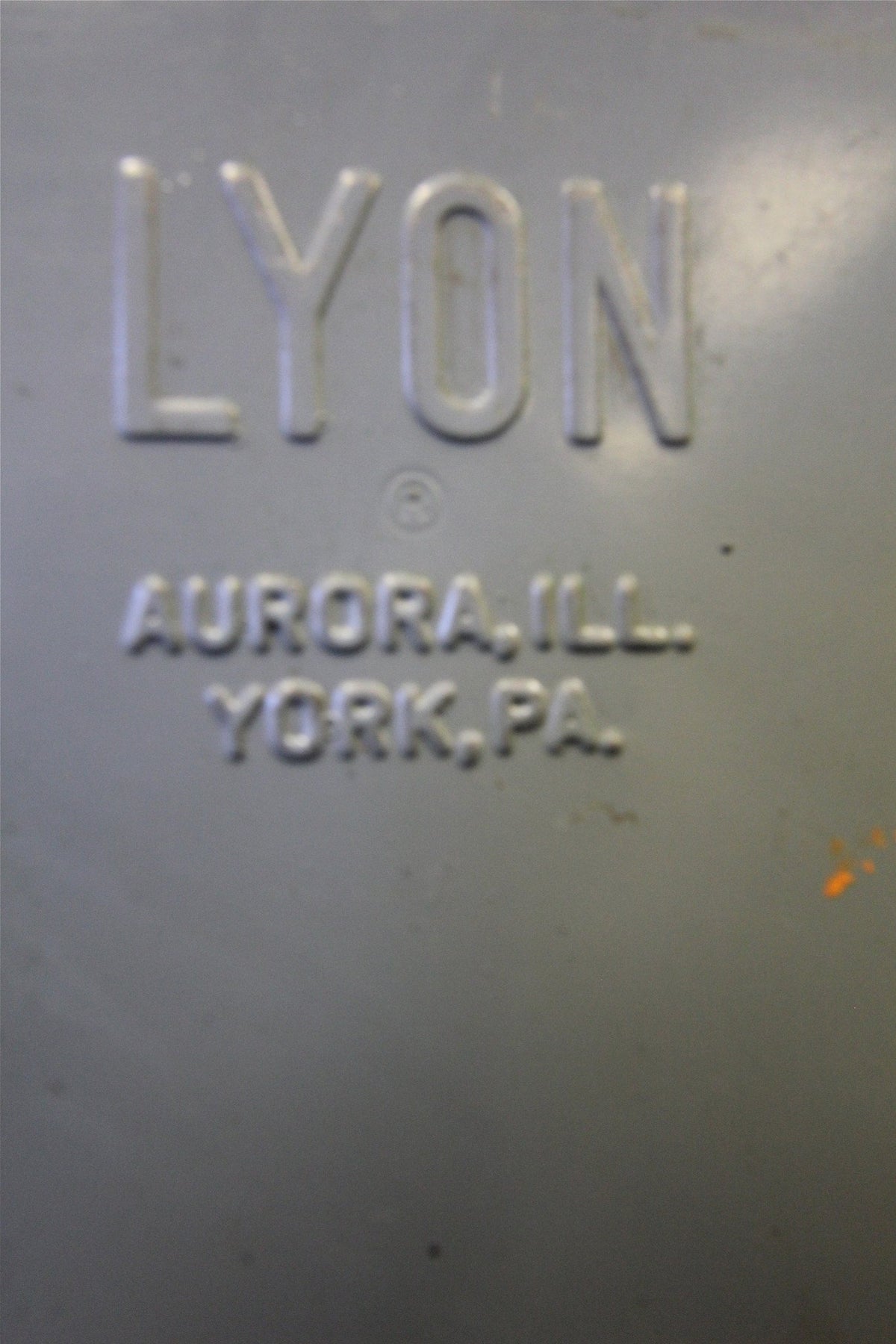 1940s LYON Industrial Metal Cart - Diamonds & Rust