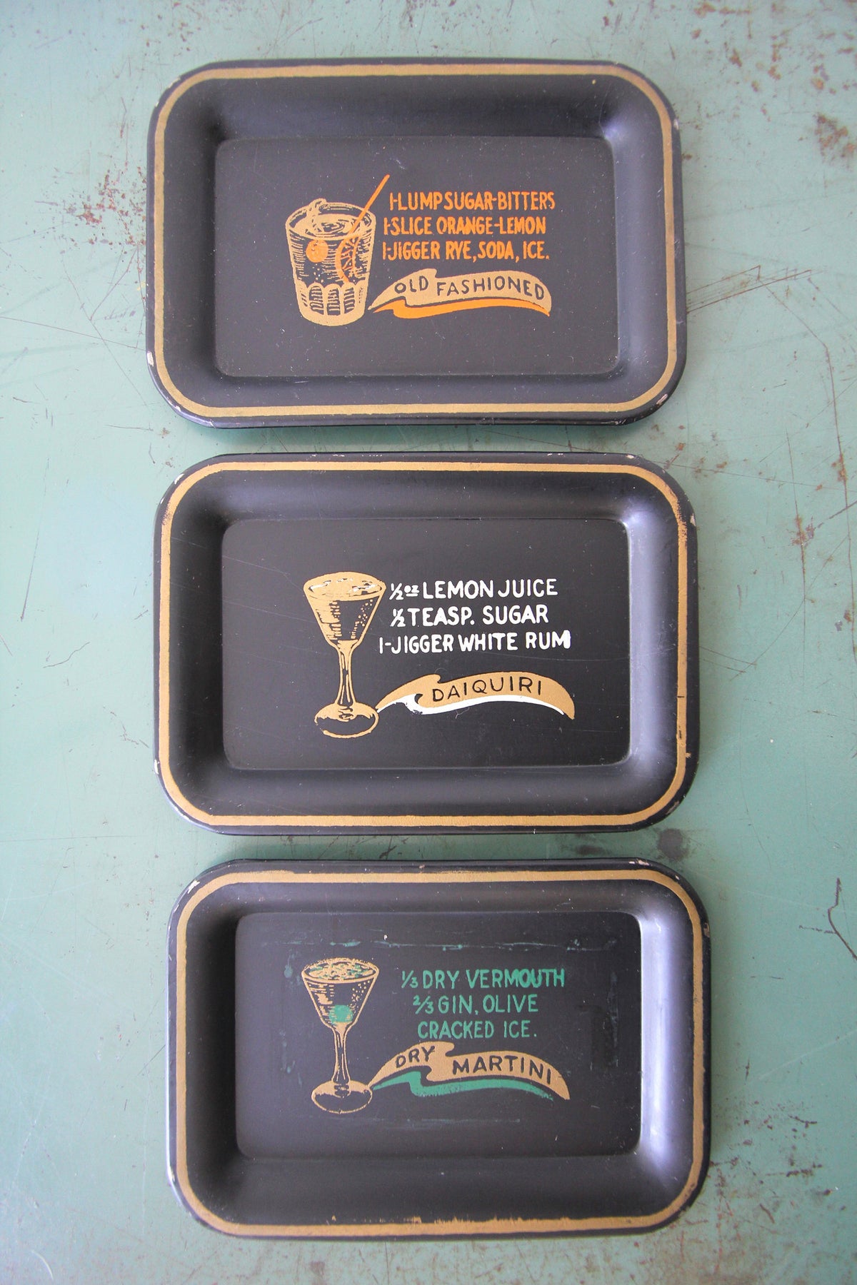 Set of 3 Cocktail Coasters