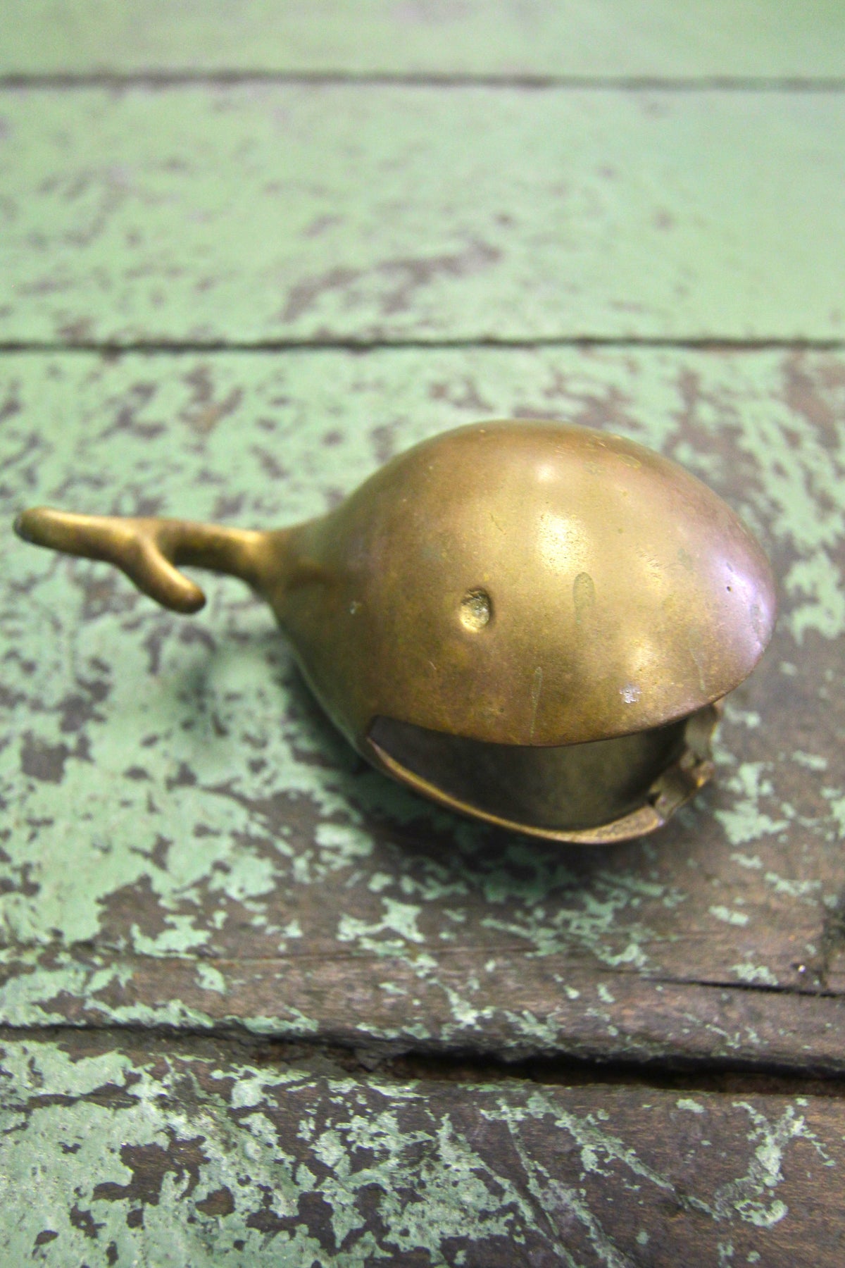 Brass Whale Ashtray