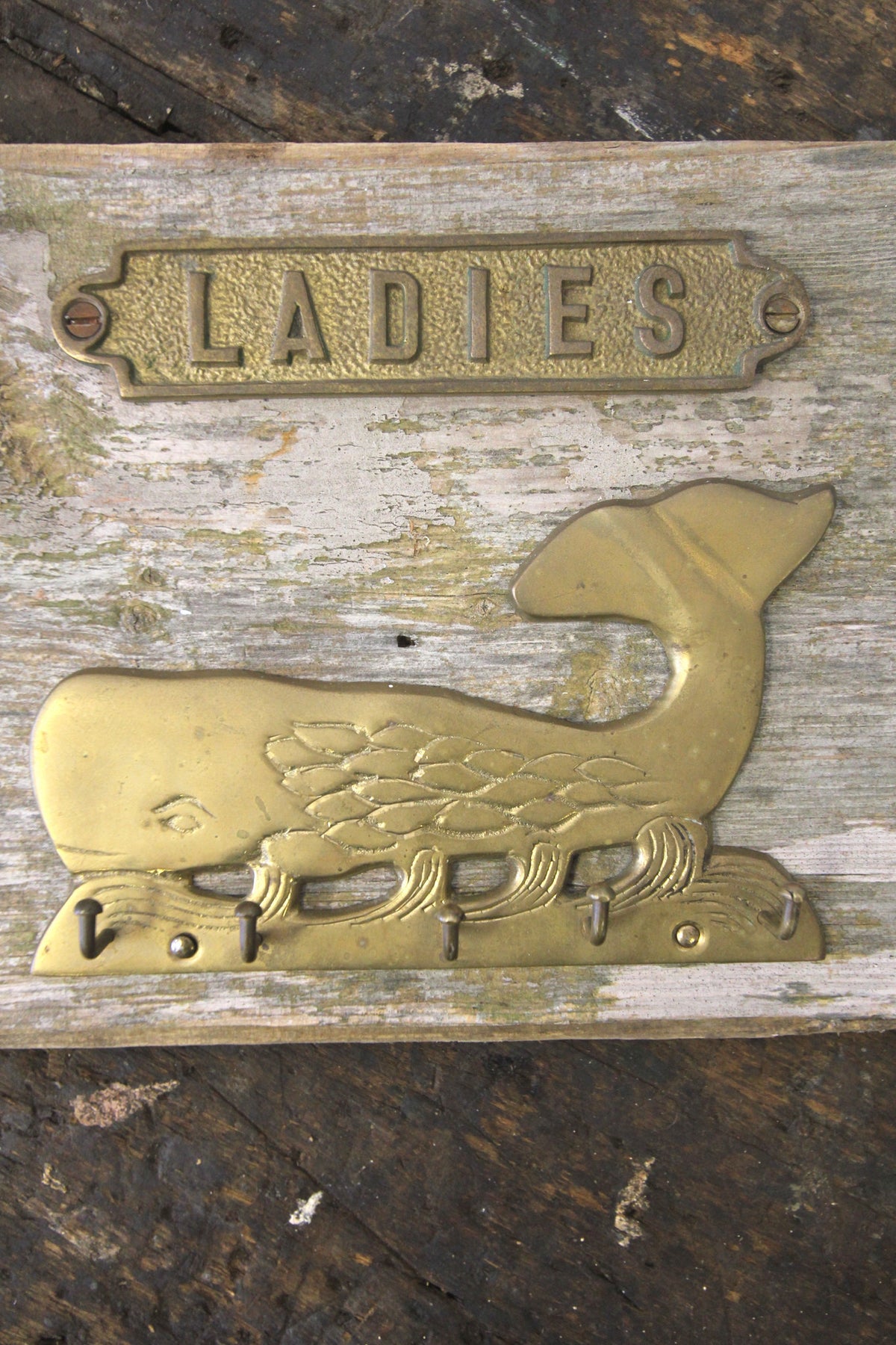 Ladies Key Hook on Reclaimed Barn Board